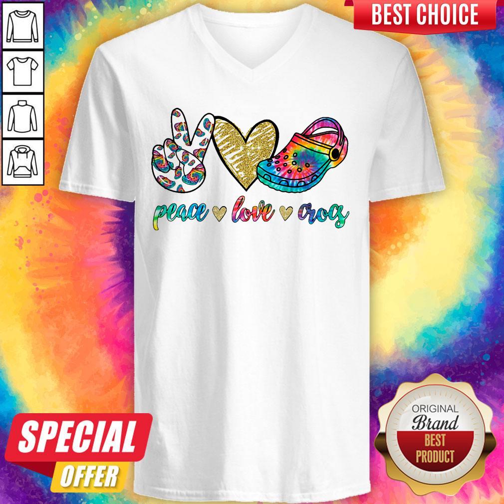 Good Peace Love Crocs Shirt