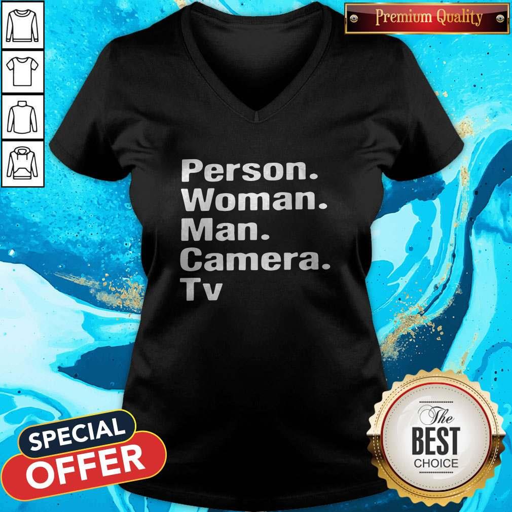 Good Person Woman Man Camera TV Shirt