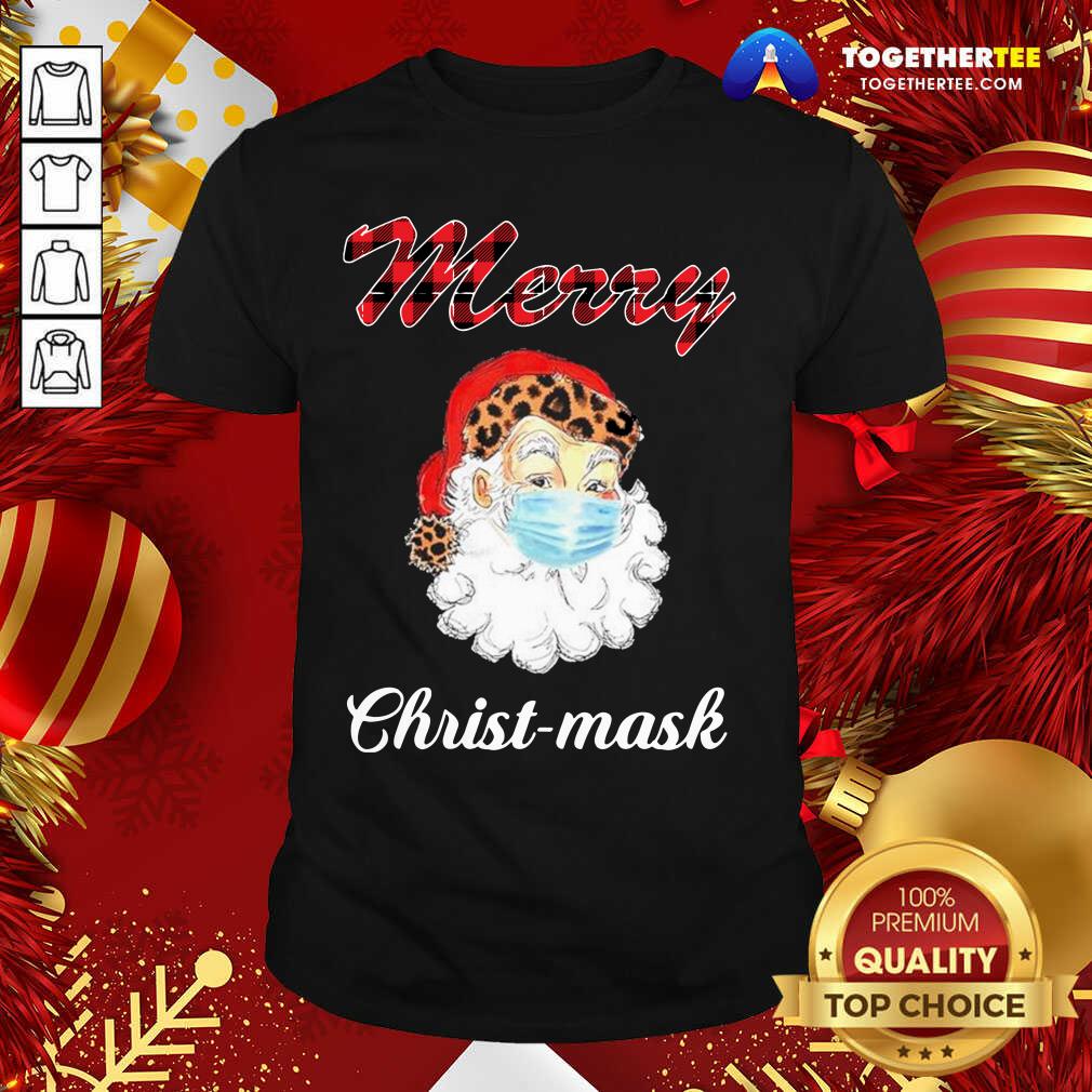 Good Santa Claus Face Mask Merry Christmas 2020 Shirt