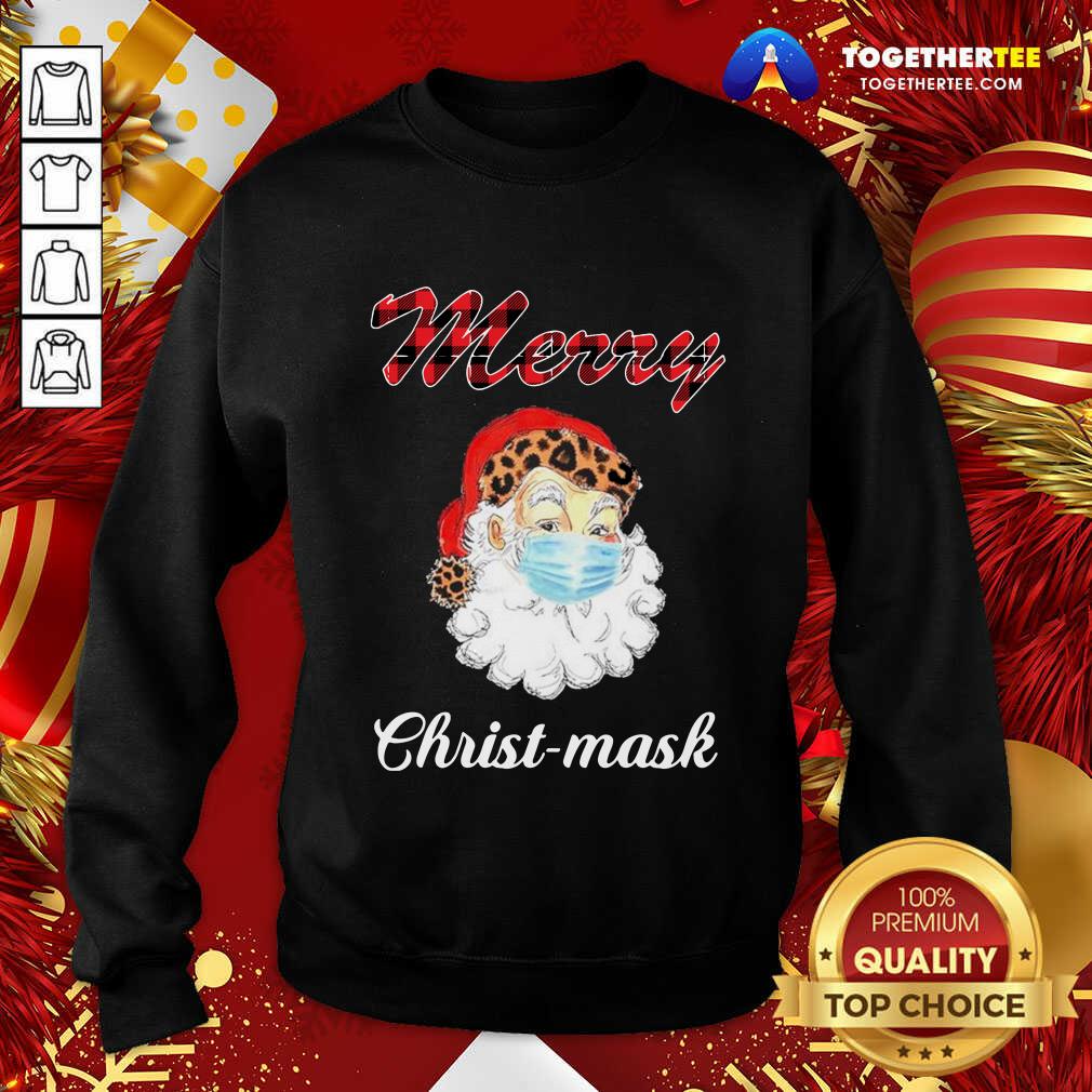Good Santa Claus Face Mask Merry Christmas 2020 Shirt