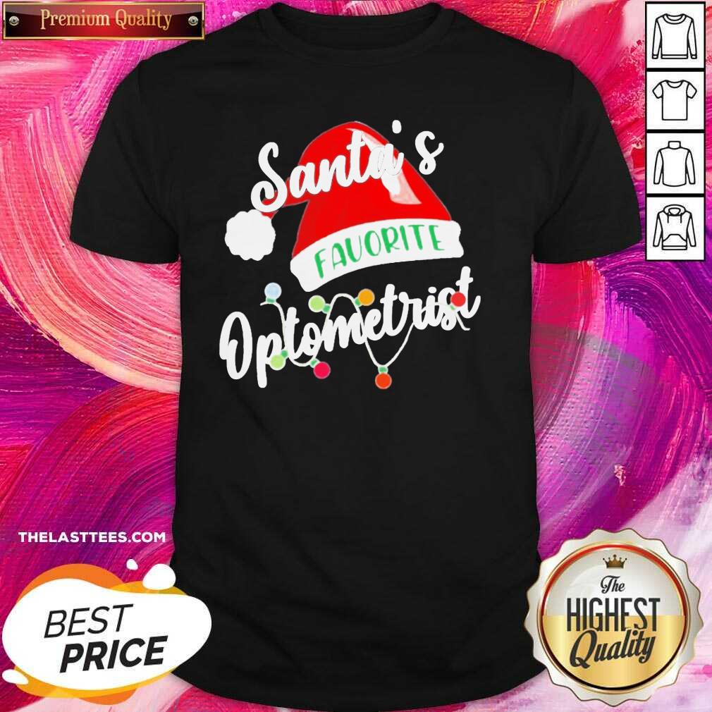 Good Santa’s Favorite Optometrist Christmas Shirt