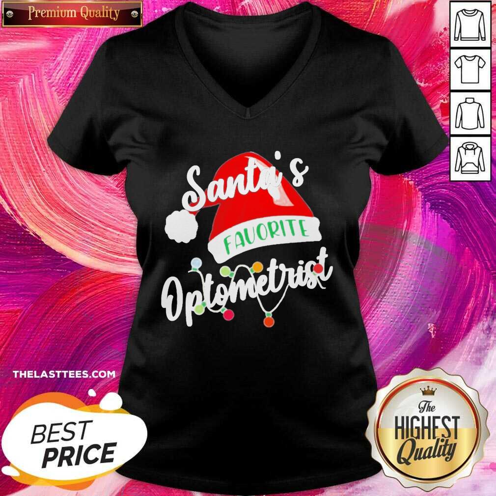 Good Santa’s Favorite Optometrist Christmas Shirt