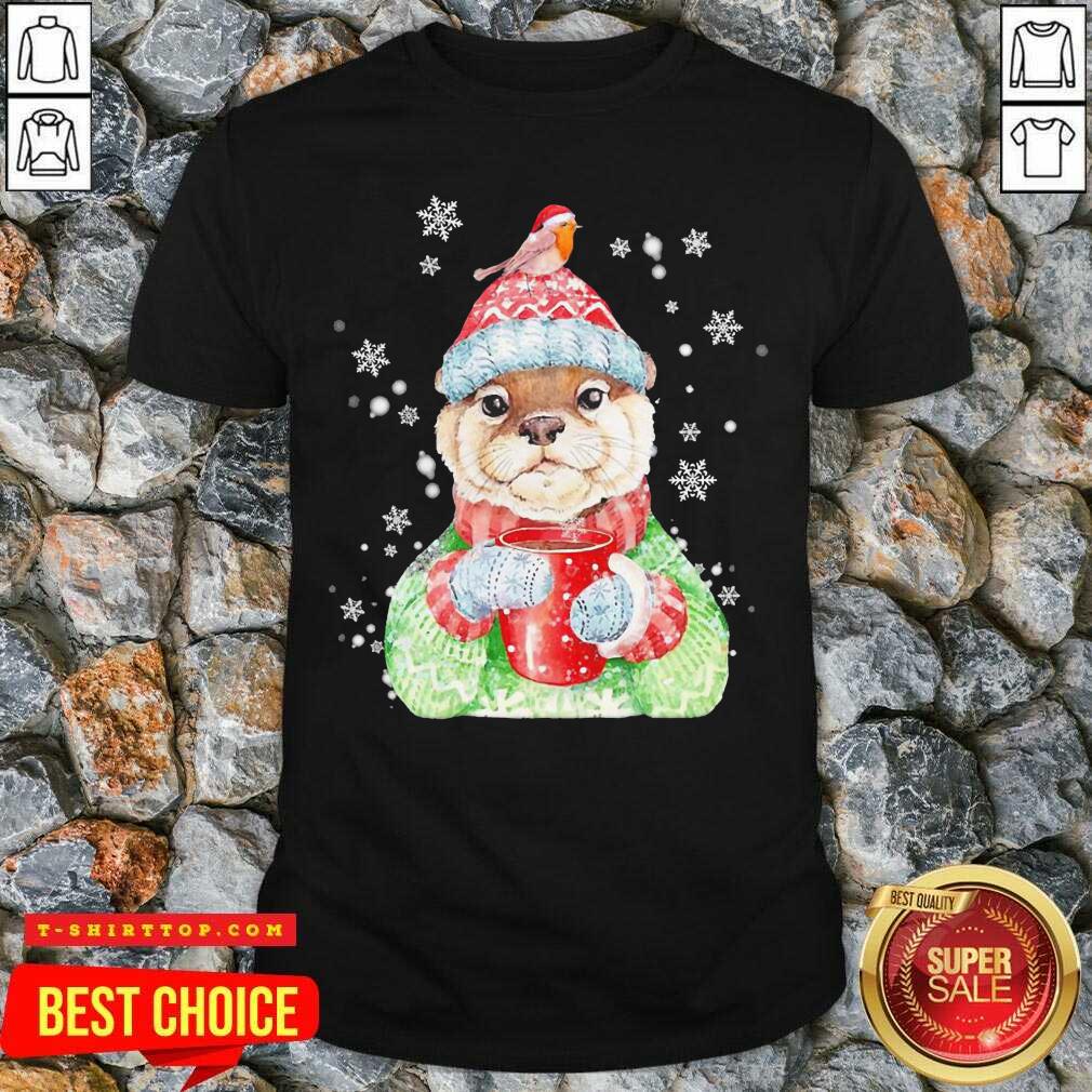 Good Sea Otter Merry Christmas Shirt