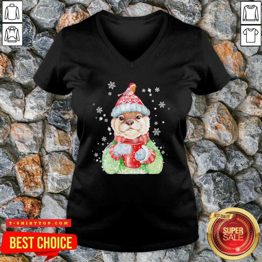 Good Sea Otter Merry Christmas Shirt