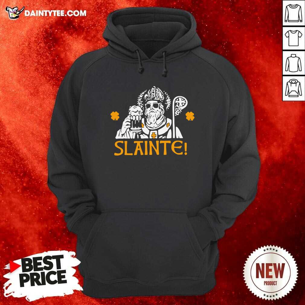 Good Slainte St Patricks Day Drinking Beer Lover Lucky Shamrock Shirt