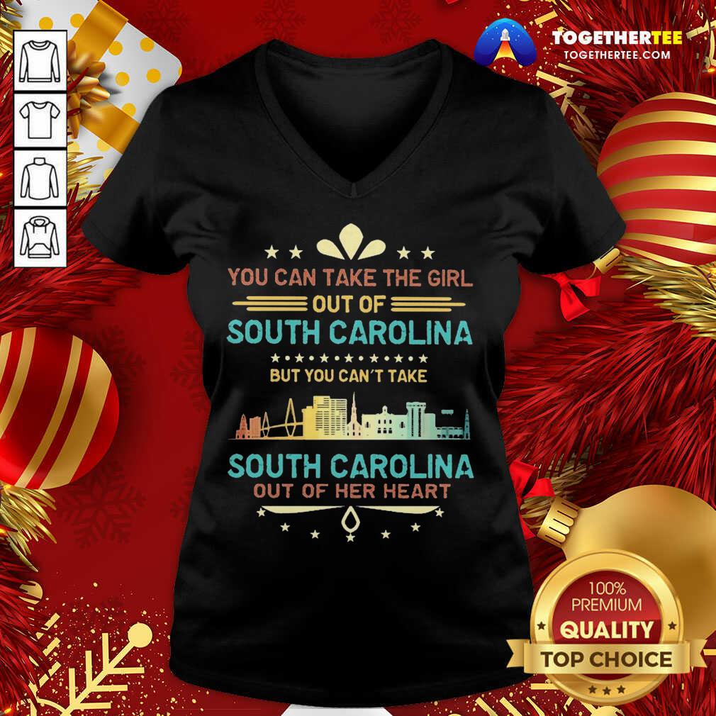 Good South Carolina You Can’t Take Out Of Her Heart Shirt