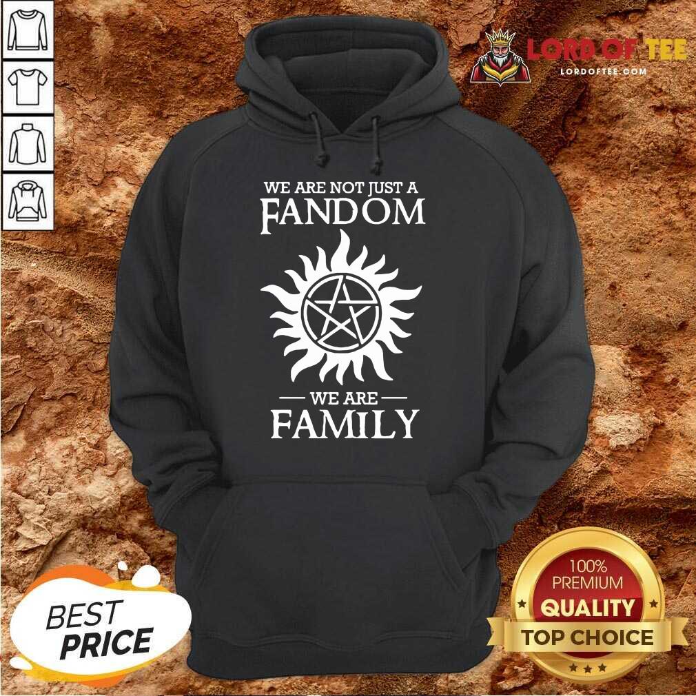 Good Supernatural We Are Not Just A Fandom We Are Family Shirt