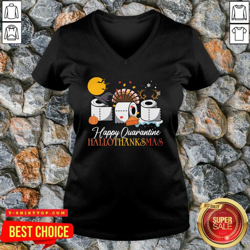 Good Toilet Paper Happy Quarantine Hallothanksmas Shirt