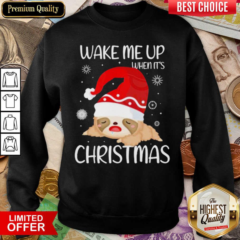 Good Wake Me Up When It’s Christmas Shirt