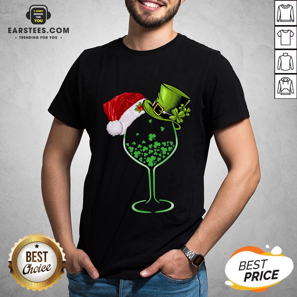 Good Wine St Patrick Hat Christmas Shirt