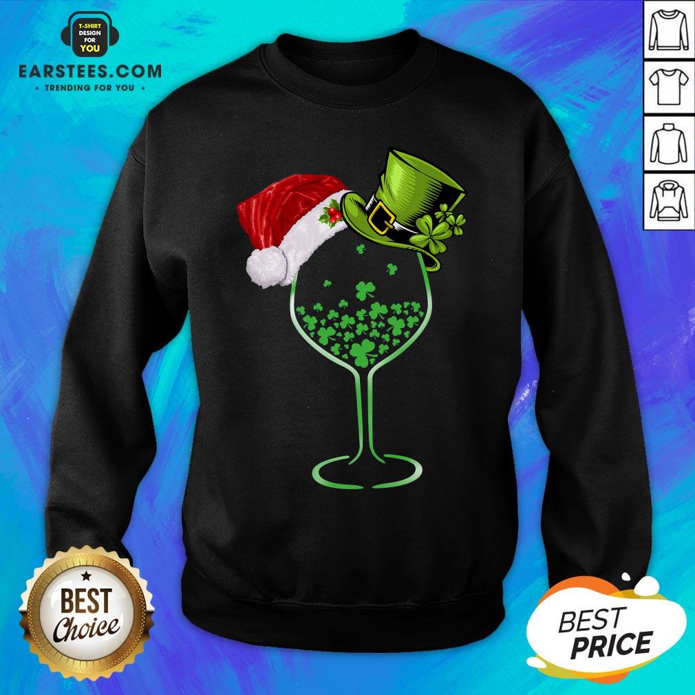 Good Wine St Patrick Hat Christmas Shirt