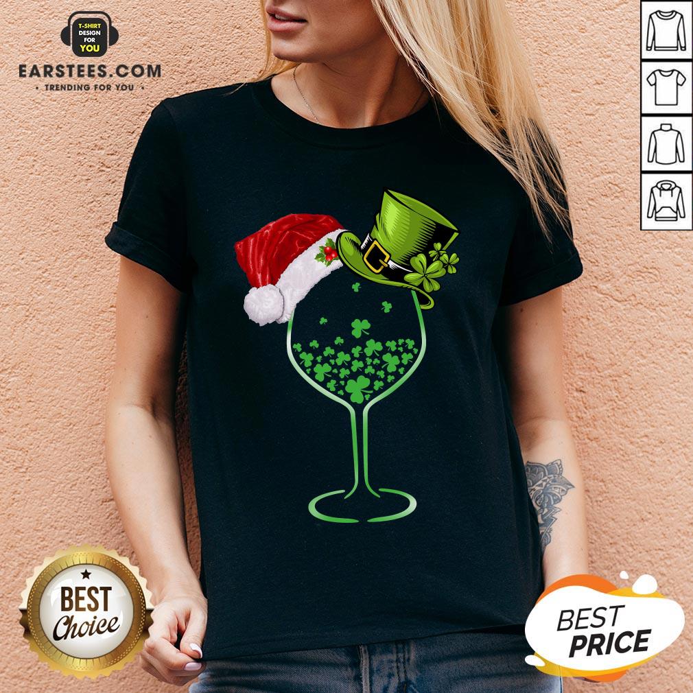 Good Wine St Patrick Hat Christmas Shirt