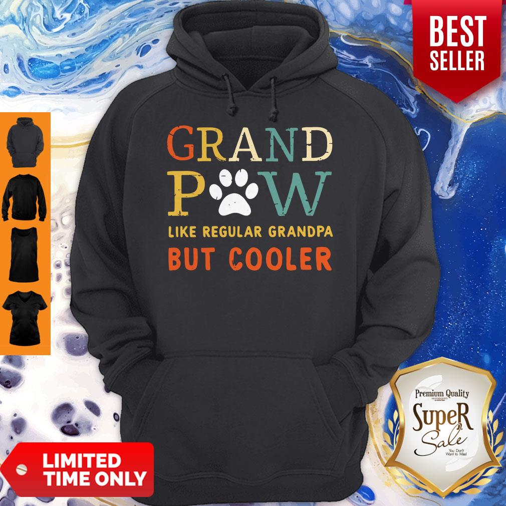 Grand Paw Like A Regular Grandpa But Cooler Dog Love Vintage Shirt