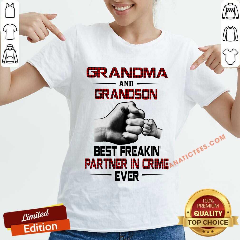 Grandpa And Grandson Best Freakin Partner In Crime Ever Shirt