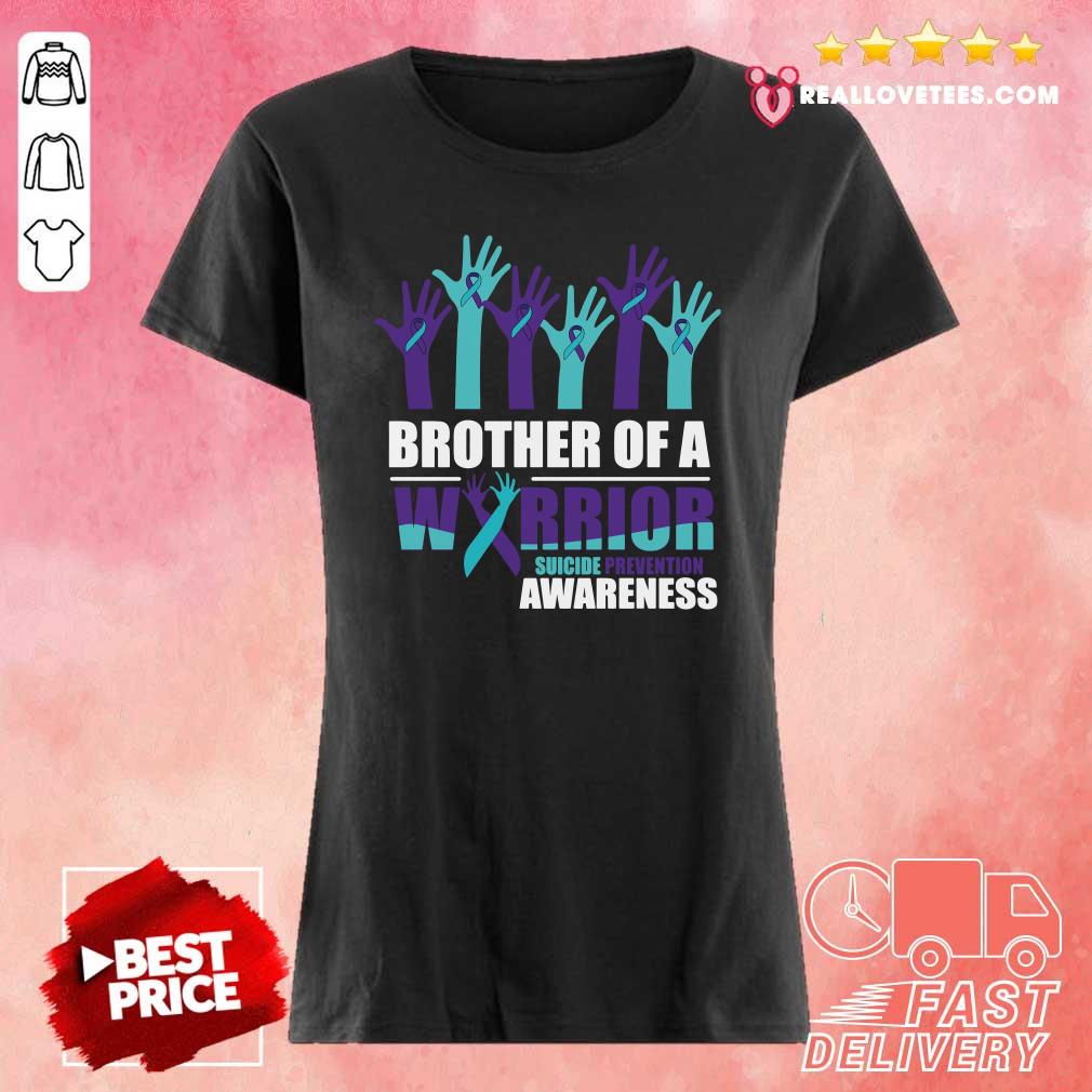 Great Brother Of A Warrior Suicide Awareness Shirt