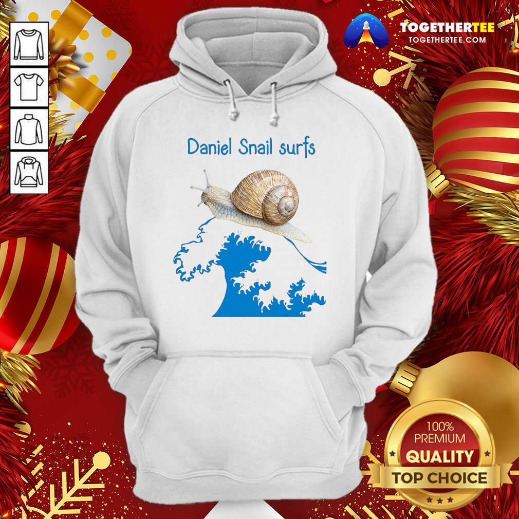 Great Daniel Snail Surfs Cute Snail Surfer Dude Shirt