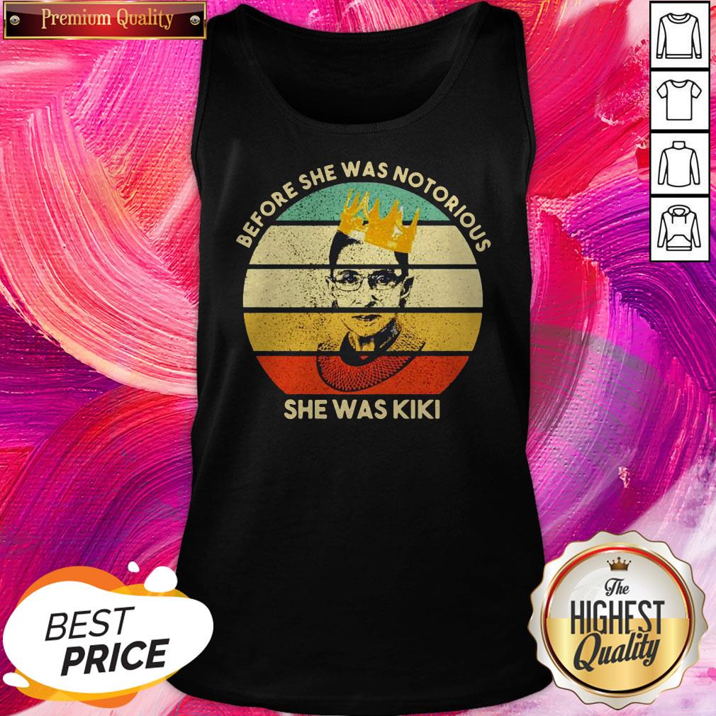 Great Ruth Bader Ginsburg Before She Was Notorious She Was Kiki Vintage Shirt