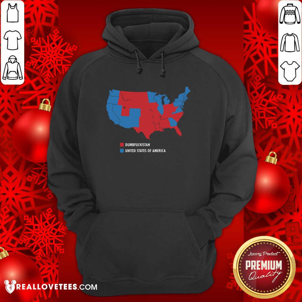 Great Usa And Dumbfuckistan Democrats 2020 Election Map Shirt