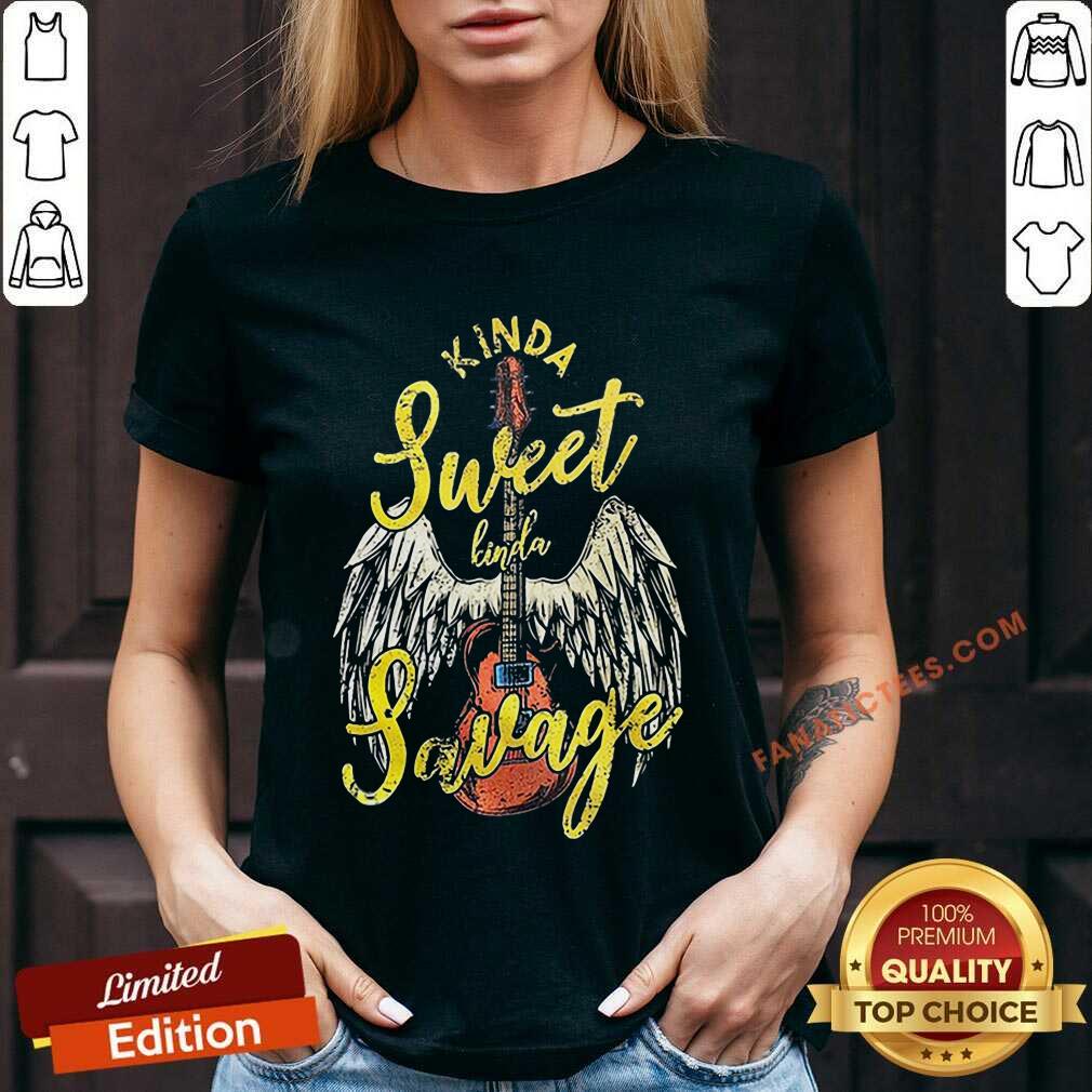 Guitar Wings Kinda Sweet Kinda Savage Shirt