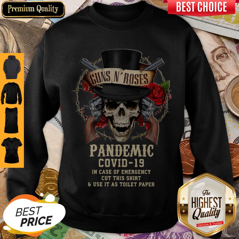 Gun N’ Roses Pandemic Covid-19 In Case Of Emergency Cut This Shirt