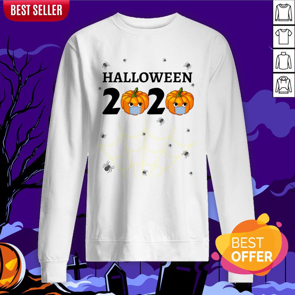 Halloween 2020 Design With Punkin Mask Quarantine Shirt
