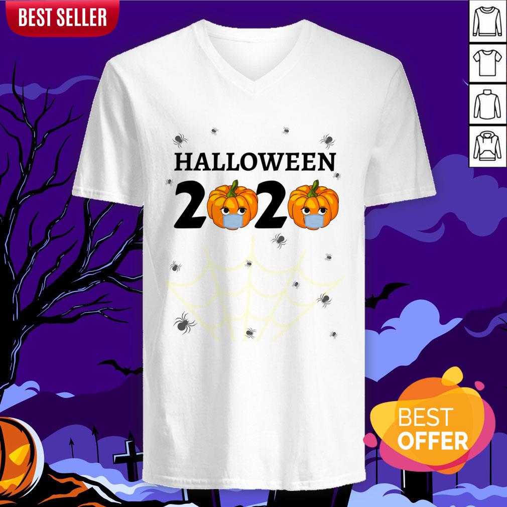 Halloween 2020 Design With Punkin Mask Quarantine Shirt