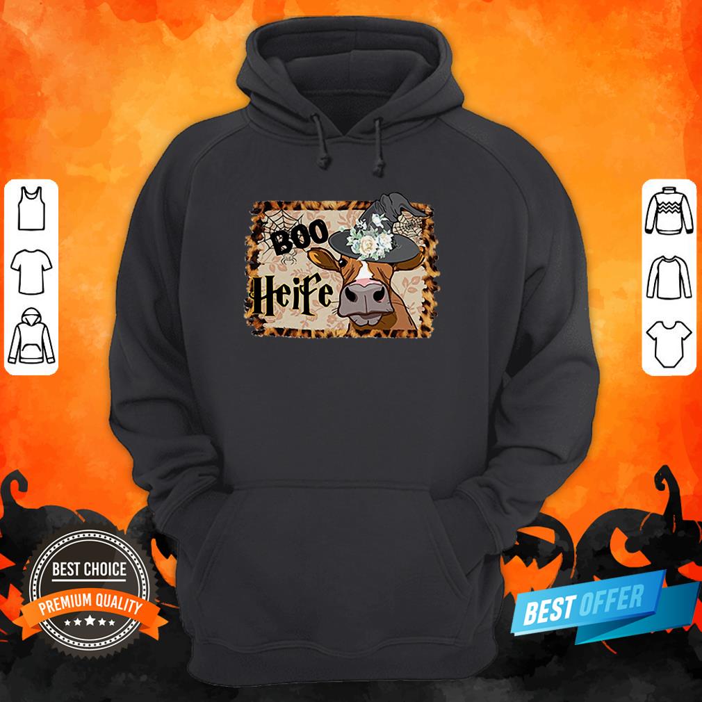 Halloween Boo Heifer Lover Gift T-Shirt