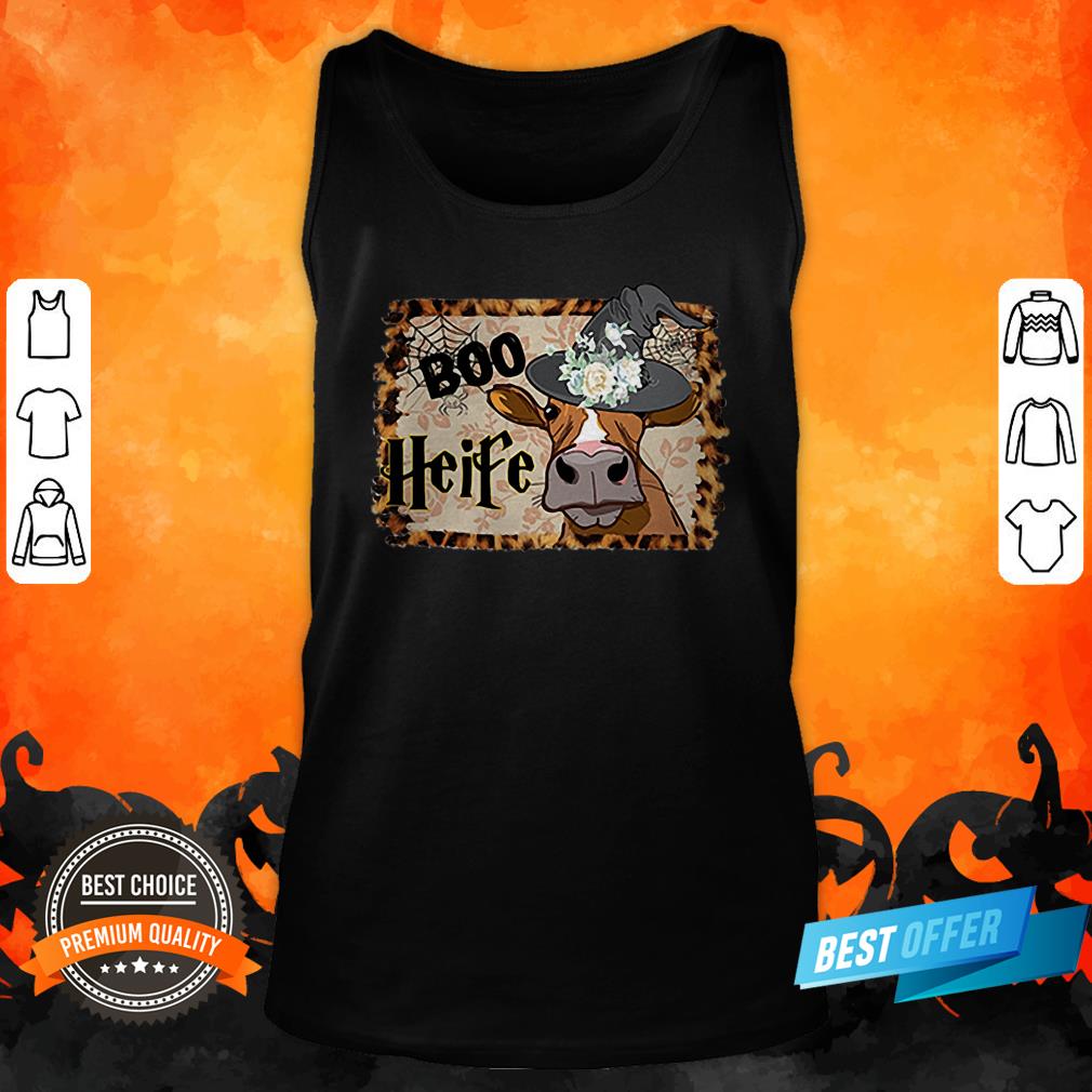 Halloween Boo Heifer Lover Gift T-Shirt