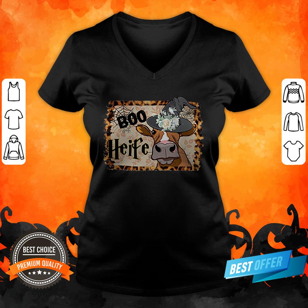 Halloween Boo Heifer Lover Gift T-Shirt