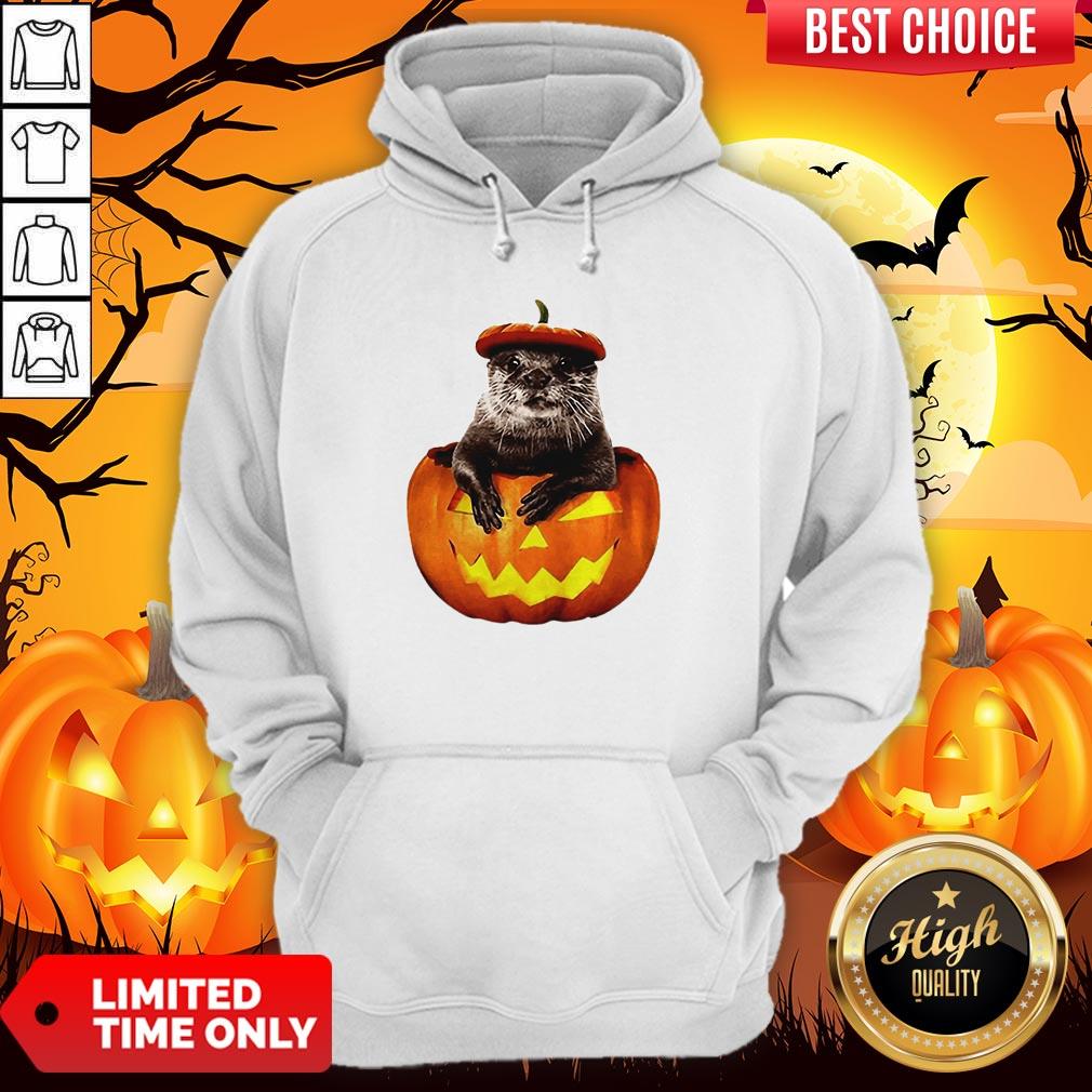 Halloween Otter Pumpkin Shirt