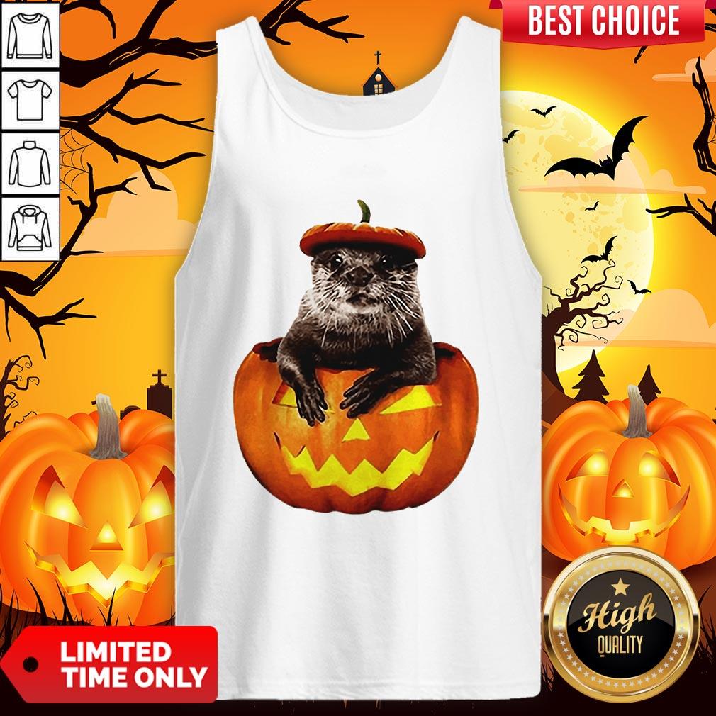 Halloween Otter Pumpkin Shirt