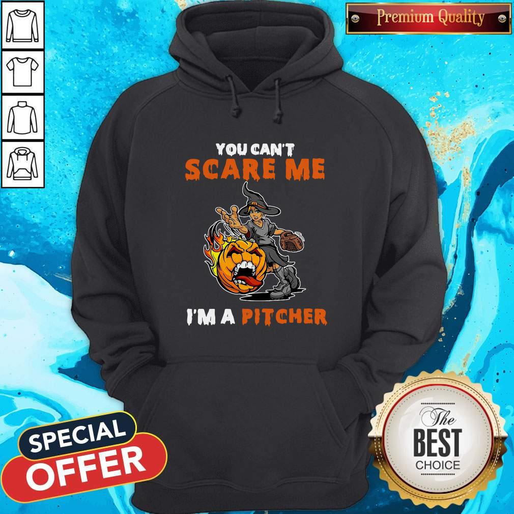 Halloween You Can't Scare Me I'm A Pitcher Shirt