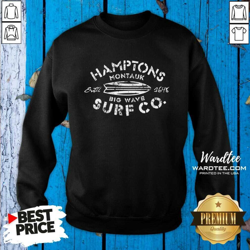 Hamptons Montauk Big Wave Surf Co Shirt