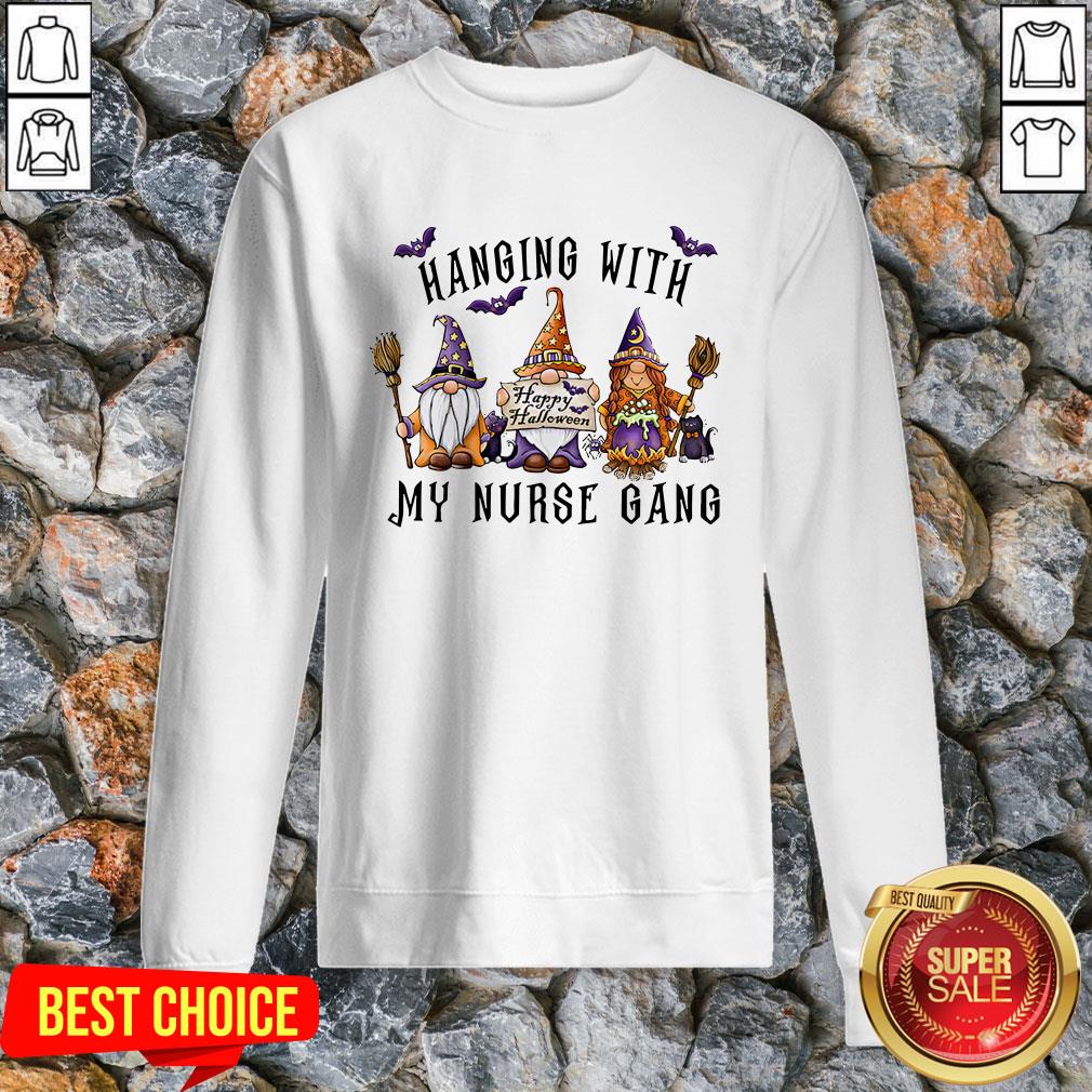 Hanging With My Nurse Gang Happy Halloween 2020 T-Shirt