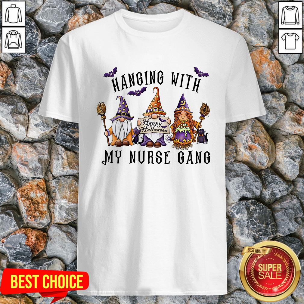 Hanging With My Nurse Gang Happy Halloween 2020 T-Shirt