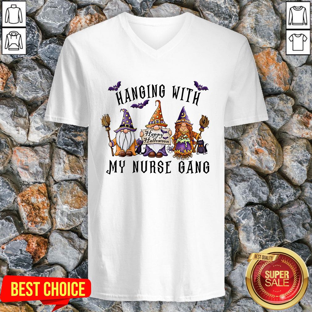 Hanging With My Nurse Gang Happy Halloween 2020 T-Shirt