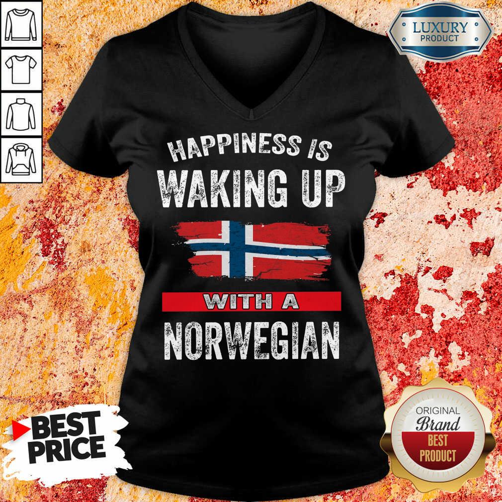 Happiness Is Waking Up With Norwegian Shirt