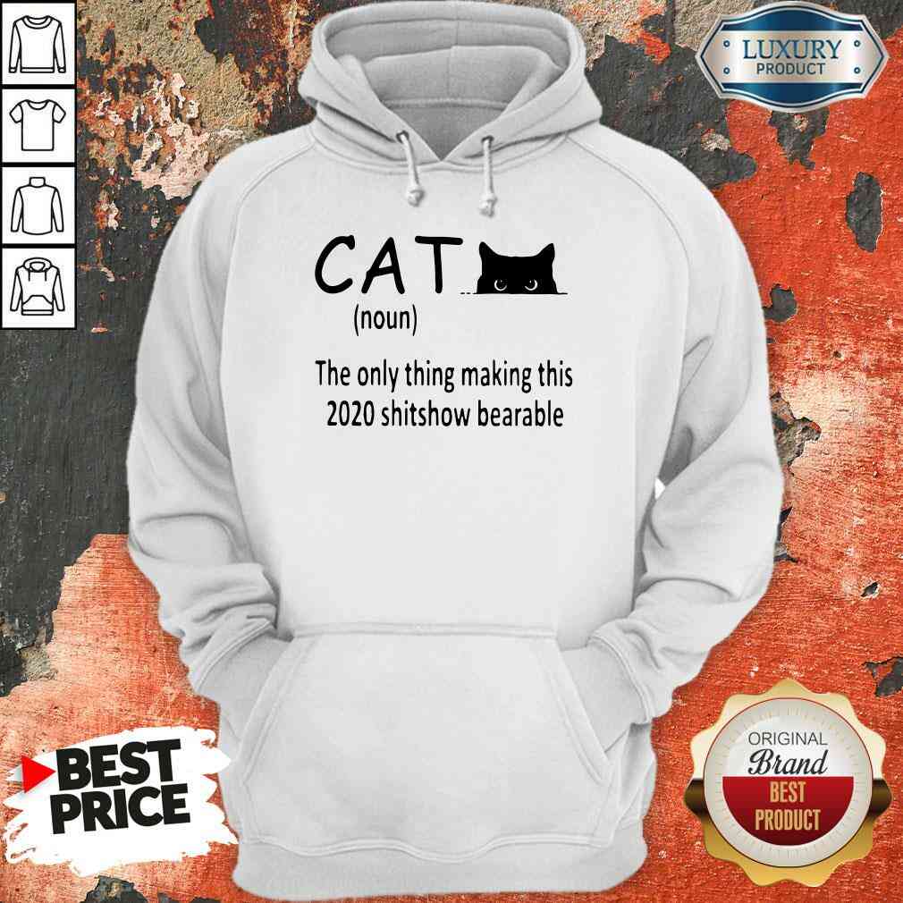 Happy Black Cat The Only Thing Making This 2020 Shitshow Bearable Shirt