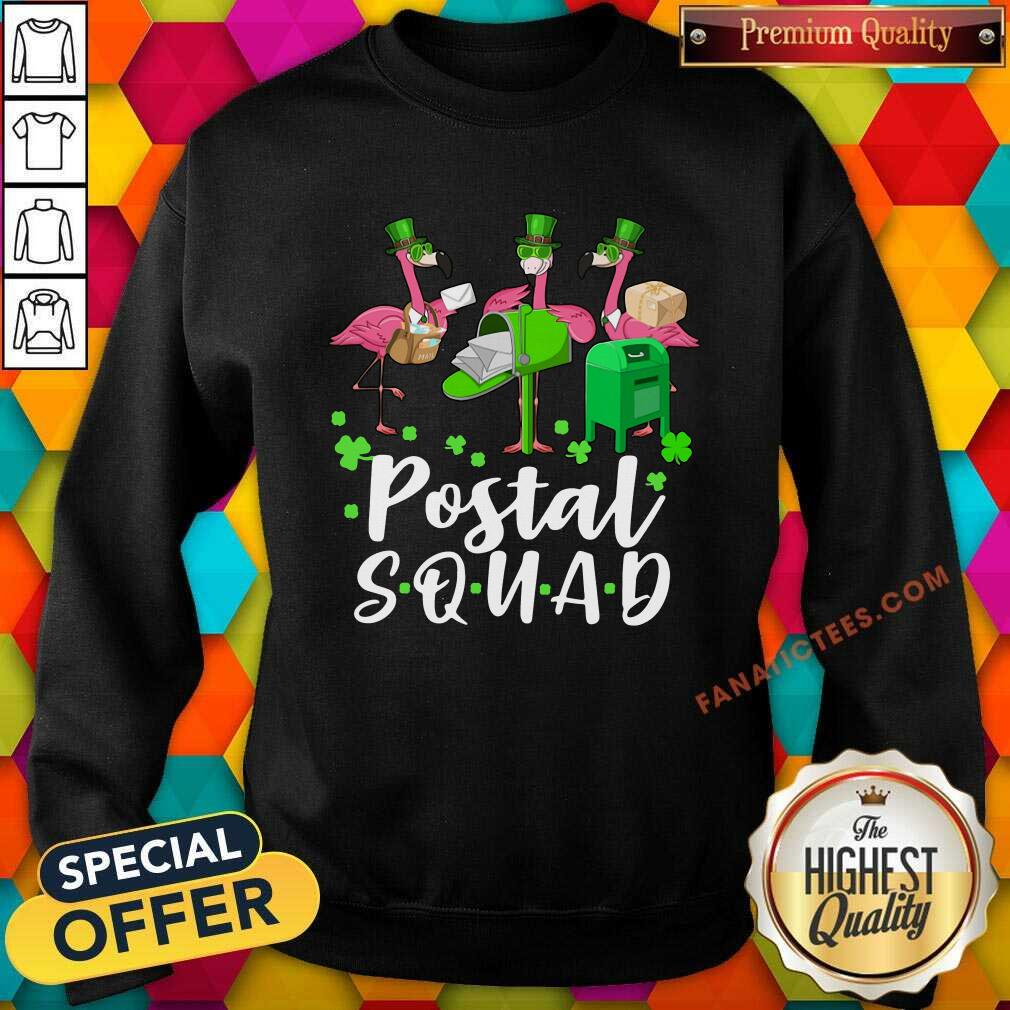 Happy Flamingo Postal Squad Shirt