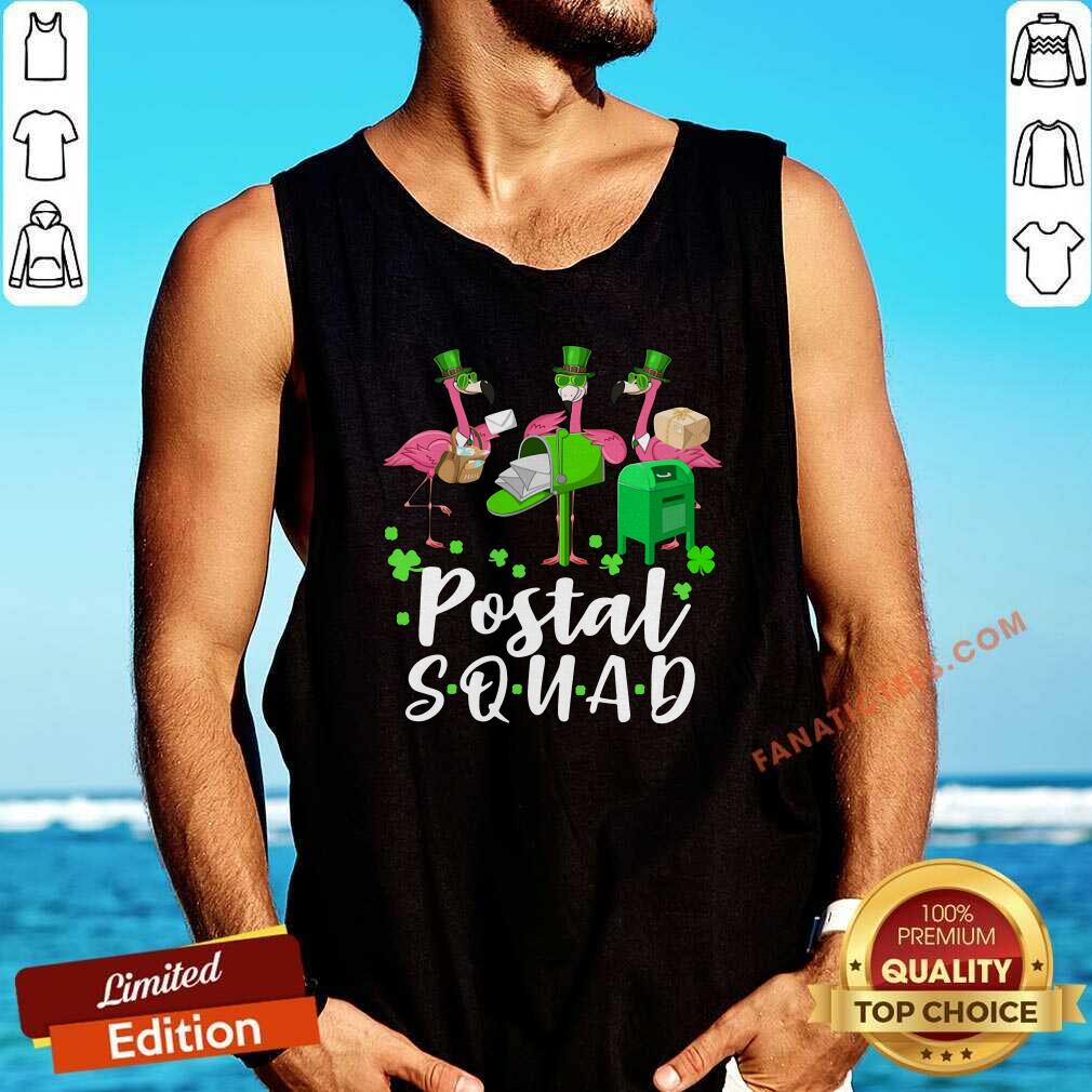 Happy Flamingo Postal Squad Shirt