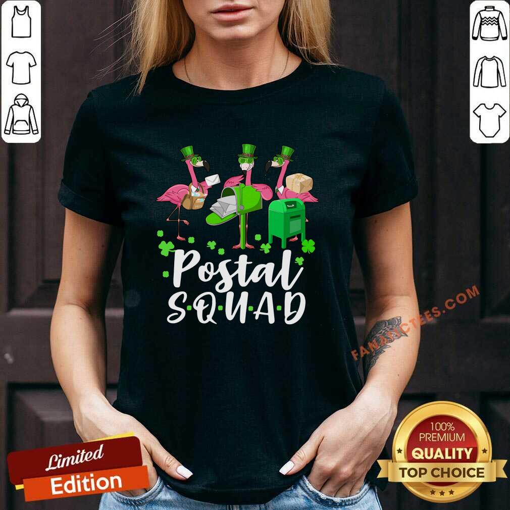 Happy Flamingo Postal Squad Shirt