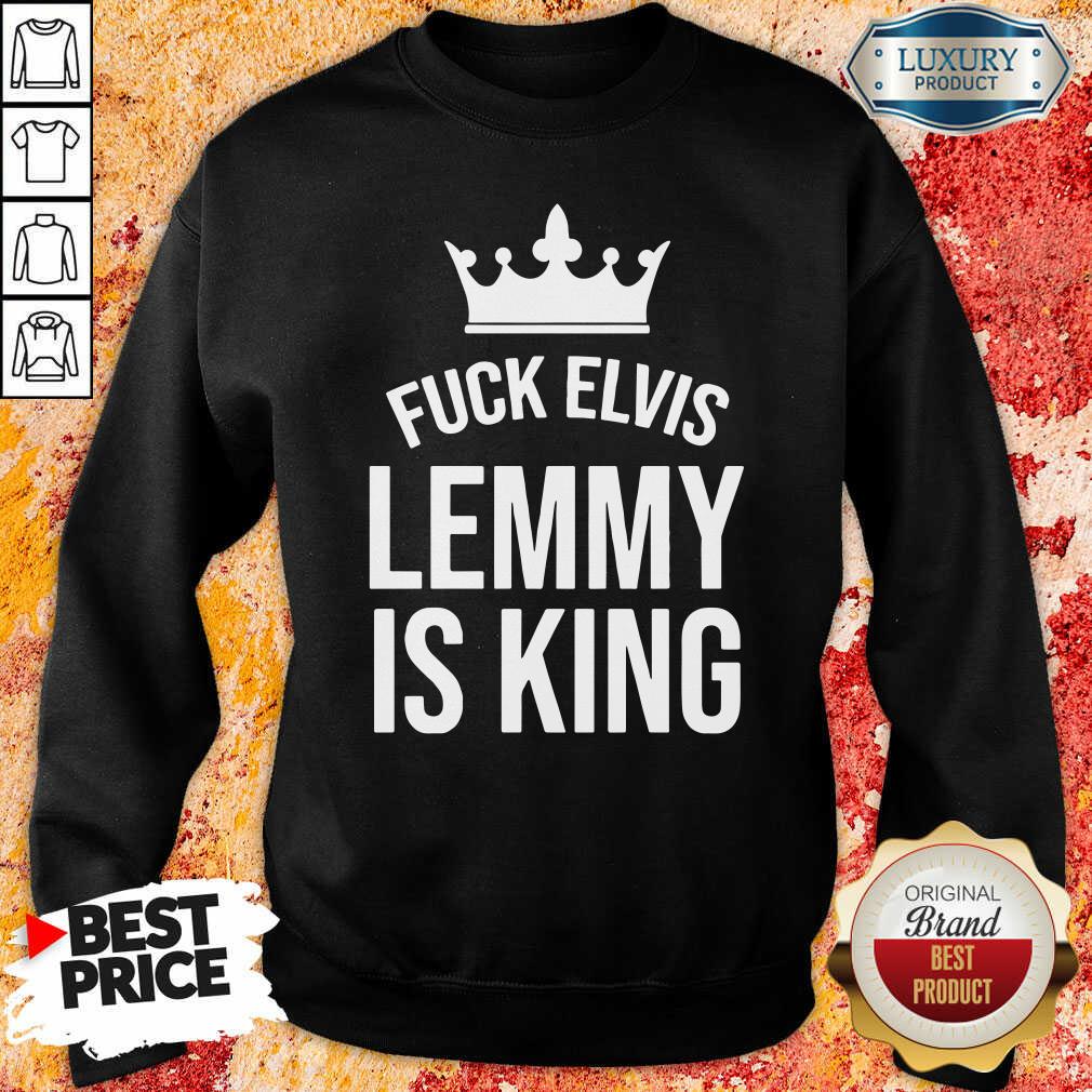 Happy Fuck Elvis Lemmy Is King Shirt