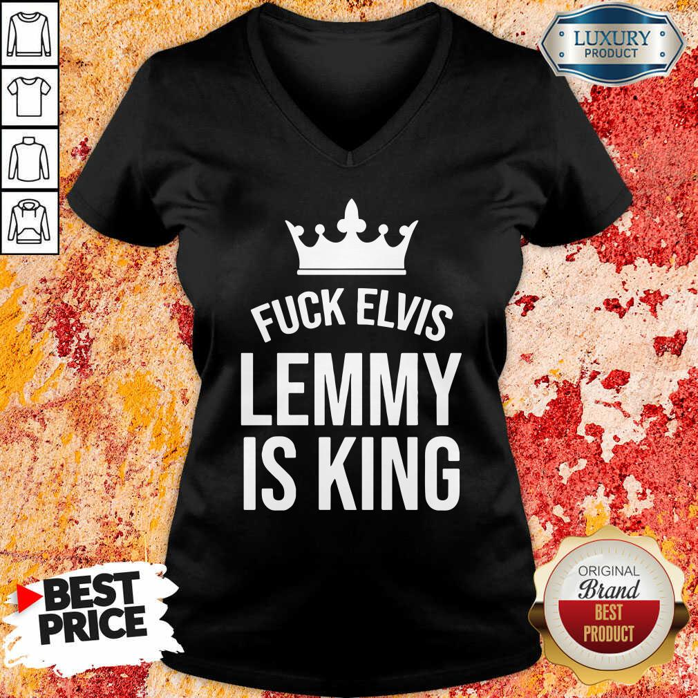 Happy Fuck Elvis Lemmy Is King Shirt
