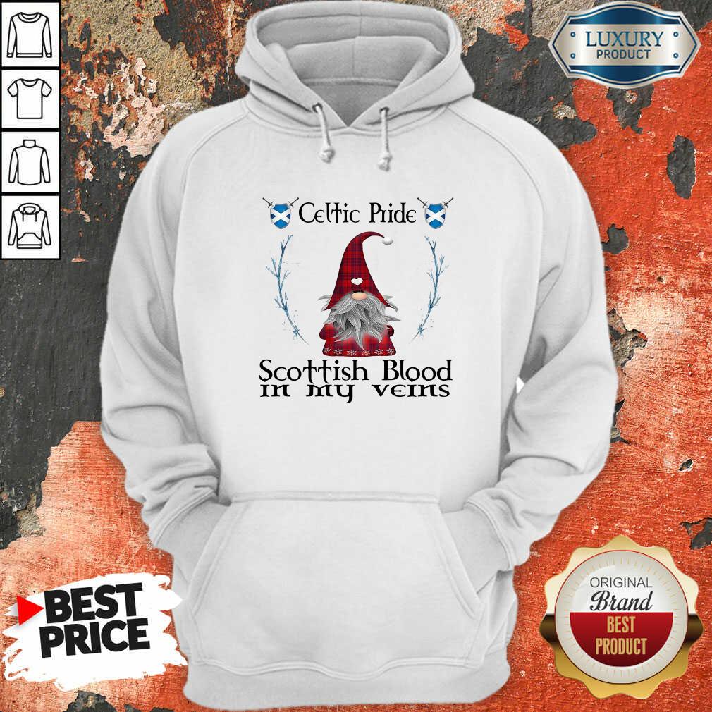 Happy Gnomes Celtic Pride Scottish Blood In My Veins Shirt