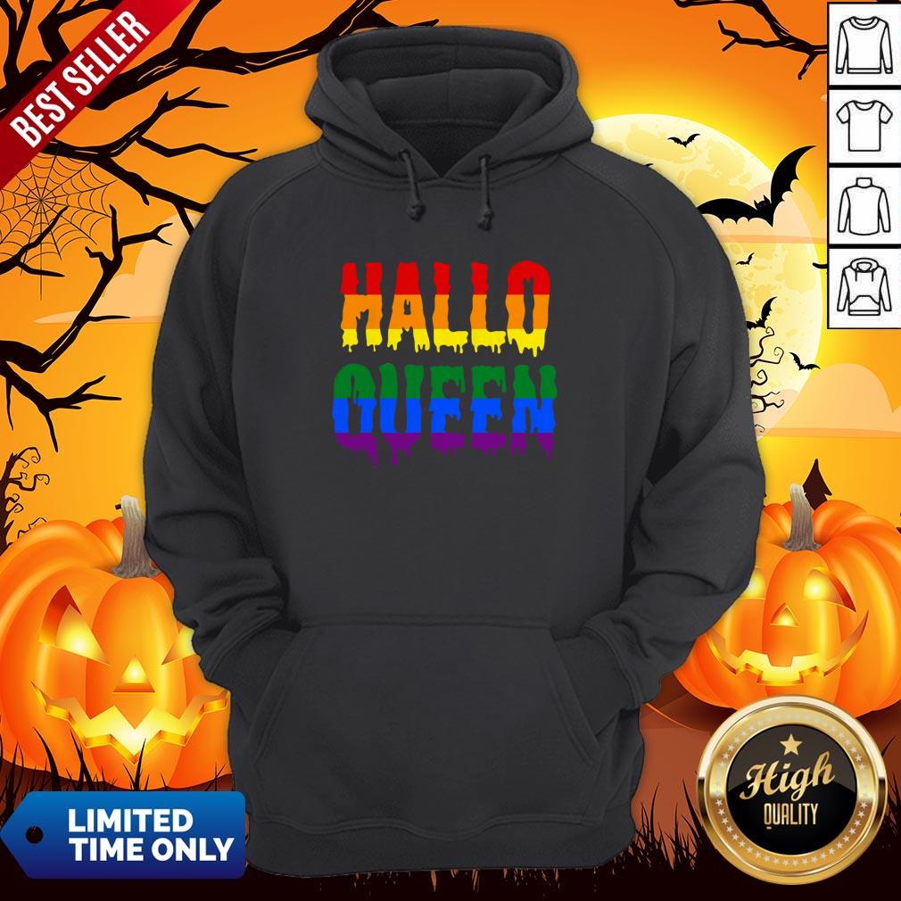 Happy Halloqueen LGBT Rainbow Halloween Shirt