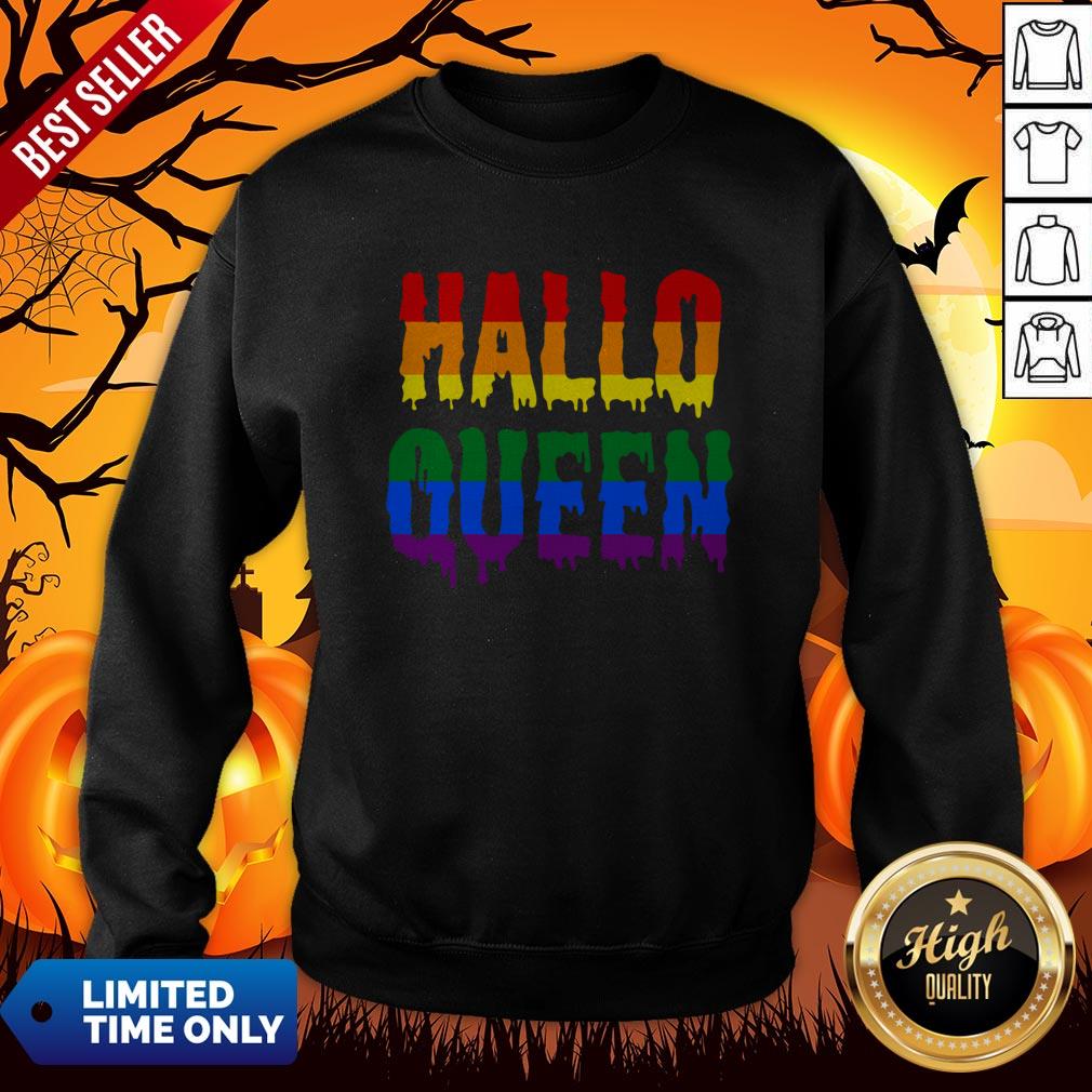 Happy Halloqueen LGBT Rainbow Halloween Shirt