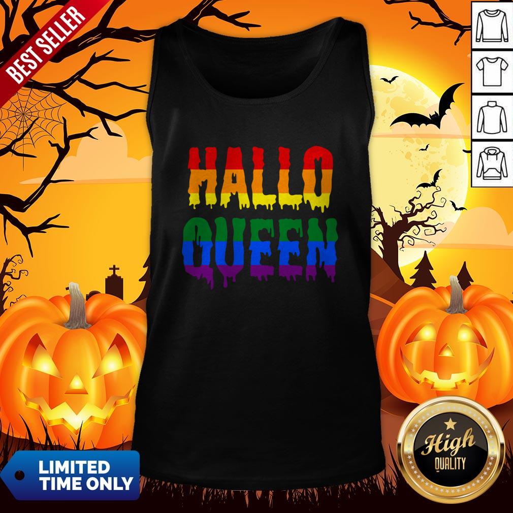 Happy Halloqueen LGBT Rainbow Halloween Shirt