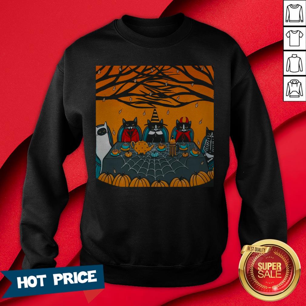 Happy Halloween Tea And Coffee Party Shirt