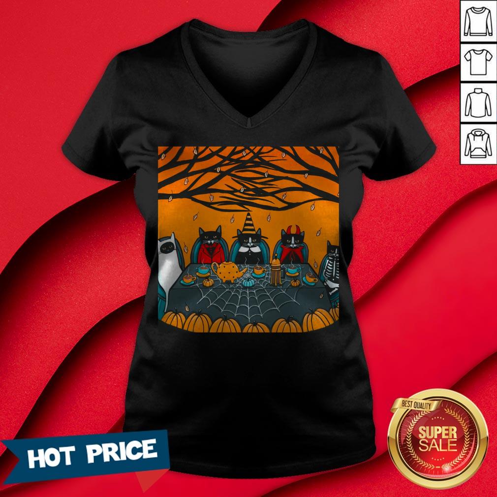 Happy Halloween Tea And Coffee Party Shirt