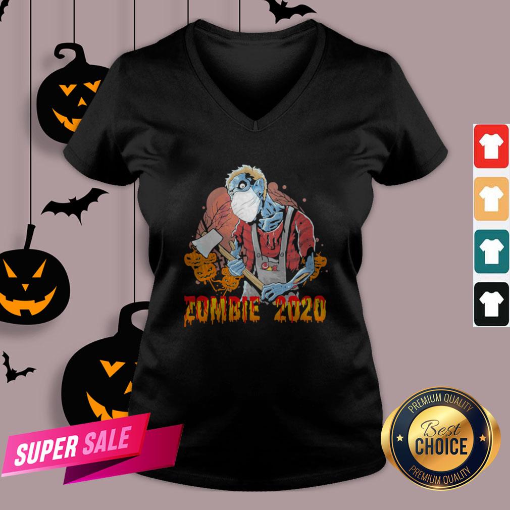 Happy Halloween Zombie Mask 2020 Pumpkins Shirt